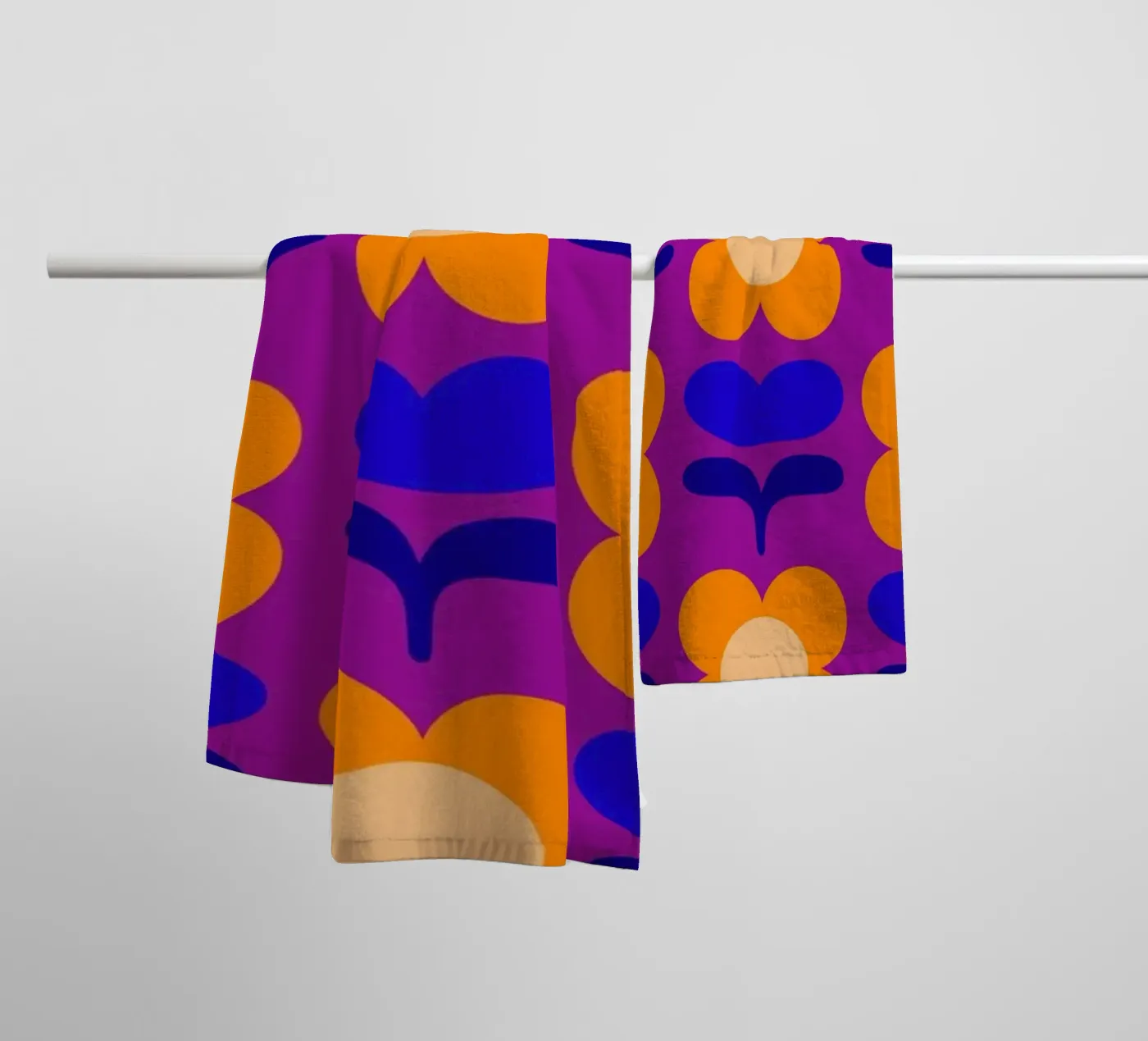 blümt badhanddoek van fummelhummel