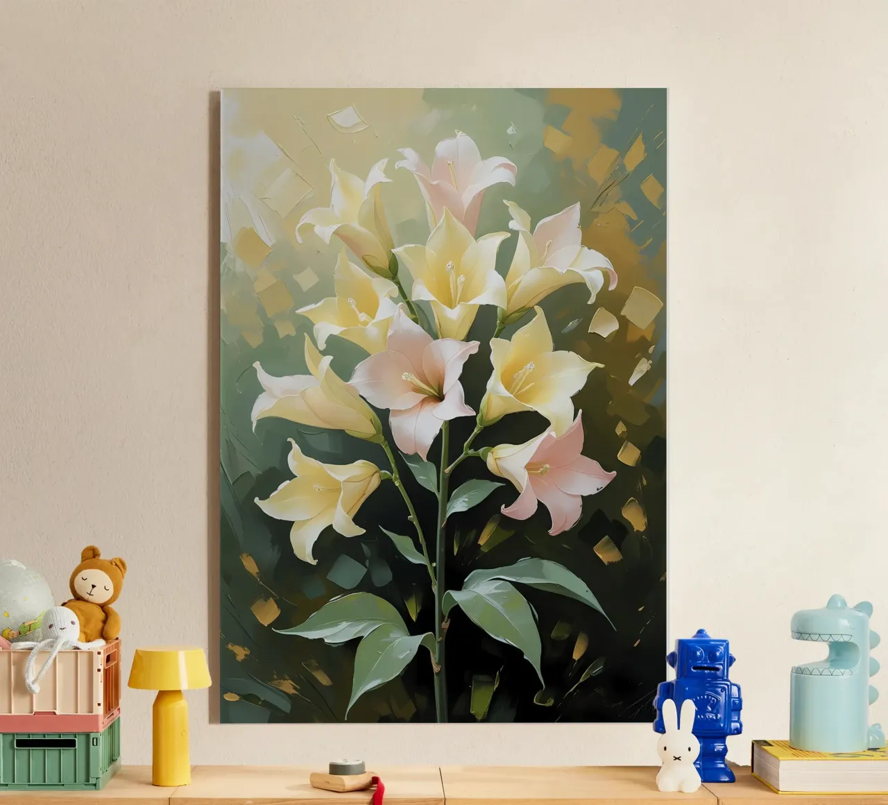 Gigli a luce soffusa plexiglass da Bloom And Brush