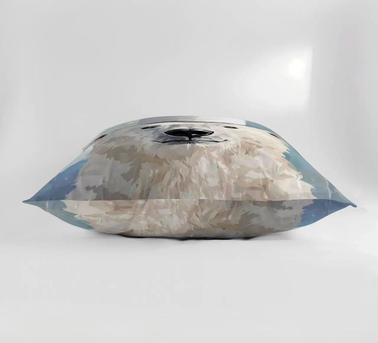 Orso polare con cappello di carta igienica cuscino da JoyWalkerShop
