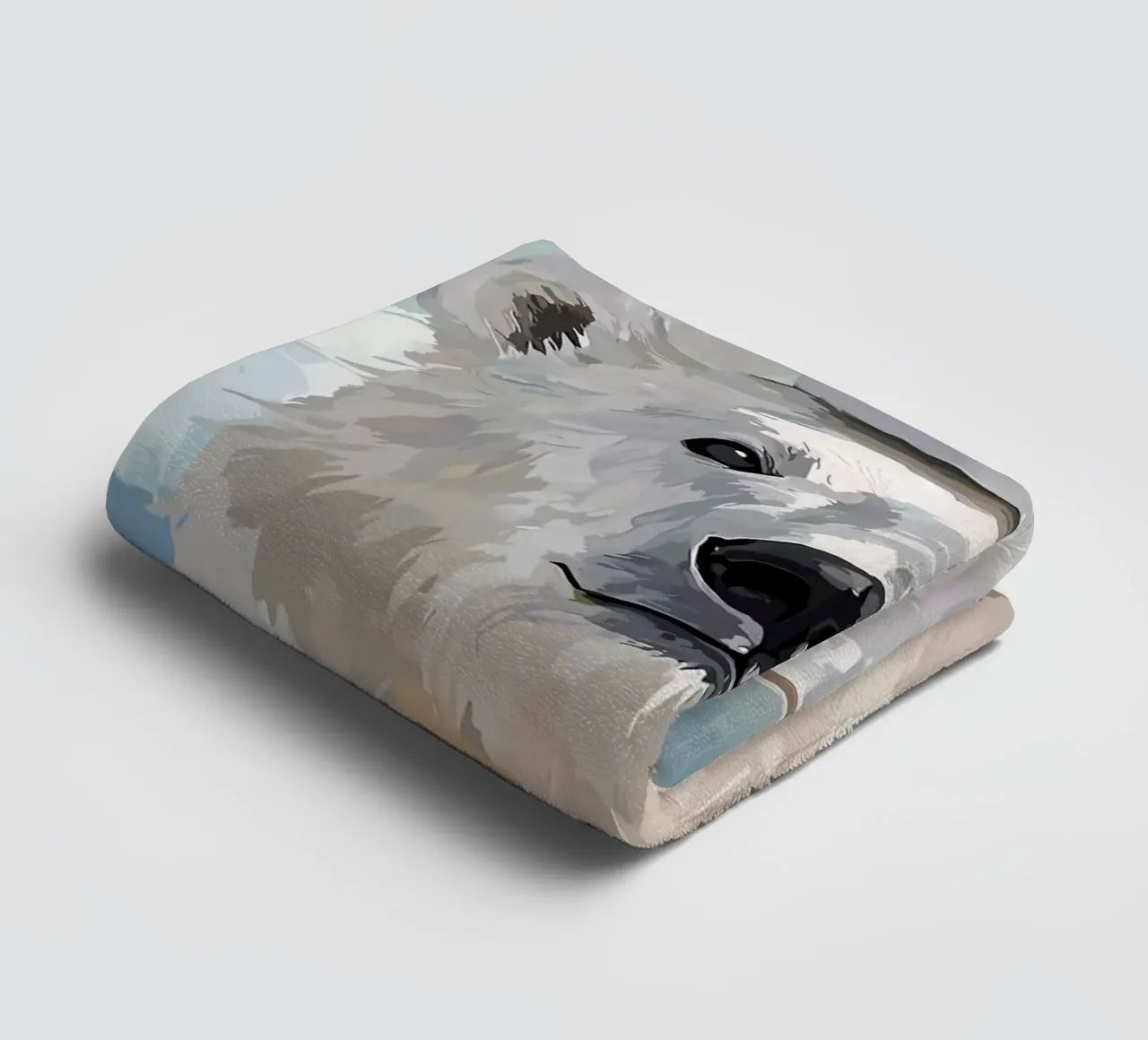 Orso polare con cappello di carta igienica asciugamano da bagno da JoyWalkerShop