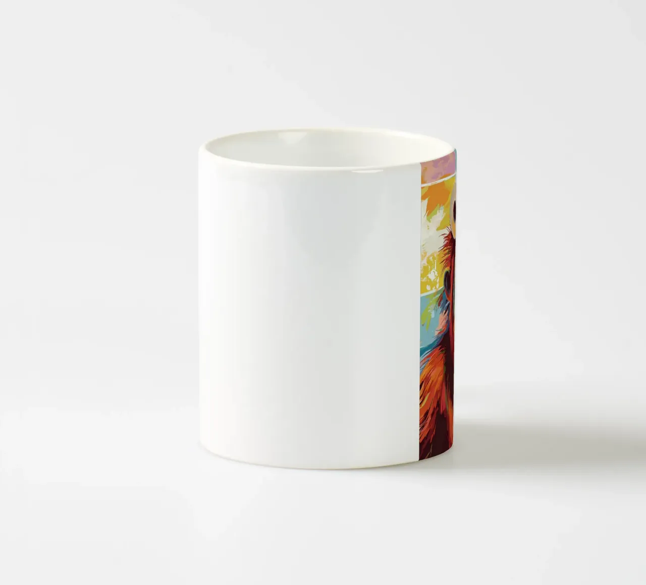 Orangutan con carta igienica sulla testa tazza in ceramica da JoyWalkerShop