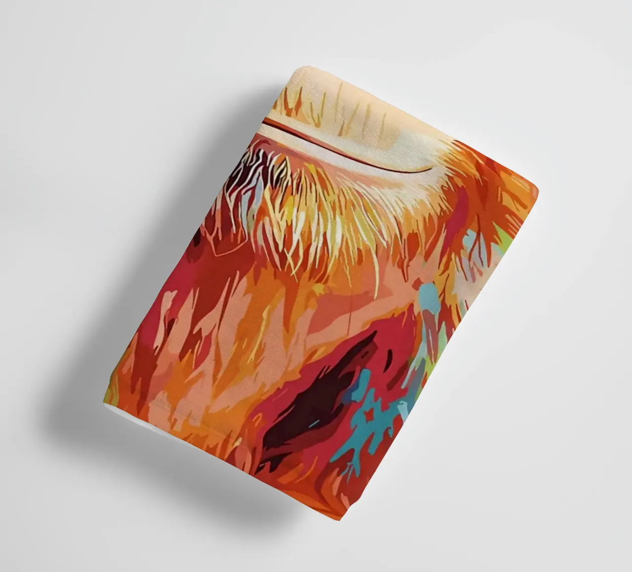 Orangutan con carta igienica sulla testa asciugamano da bagno da JoyWalkerShop