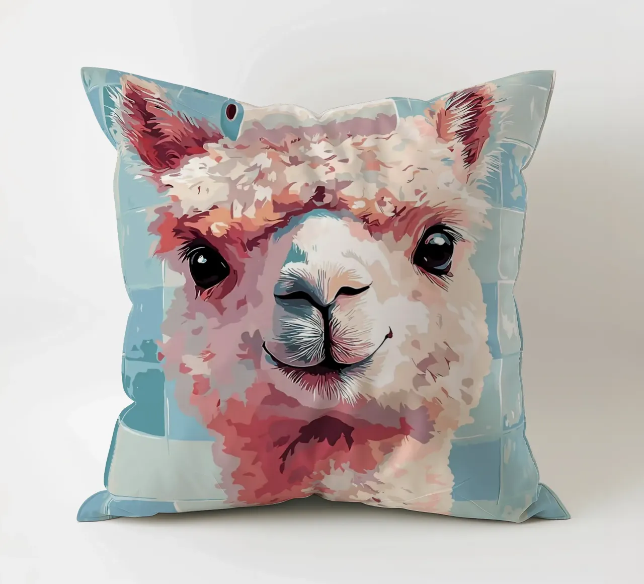 Lama con carta igienica in testa cuscino da JoyWalkerShop