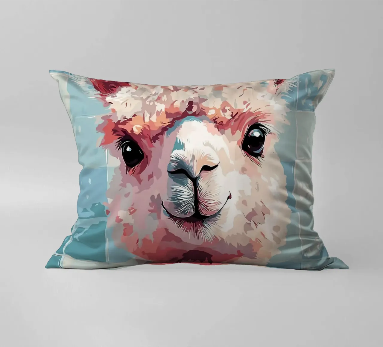 Lama con carta igienica in testa cuscino da JoyWalkerShop