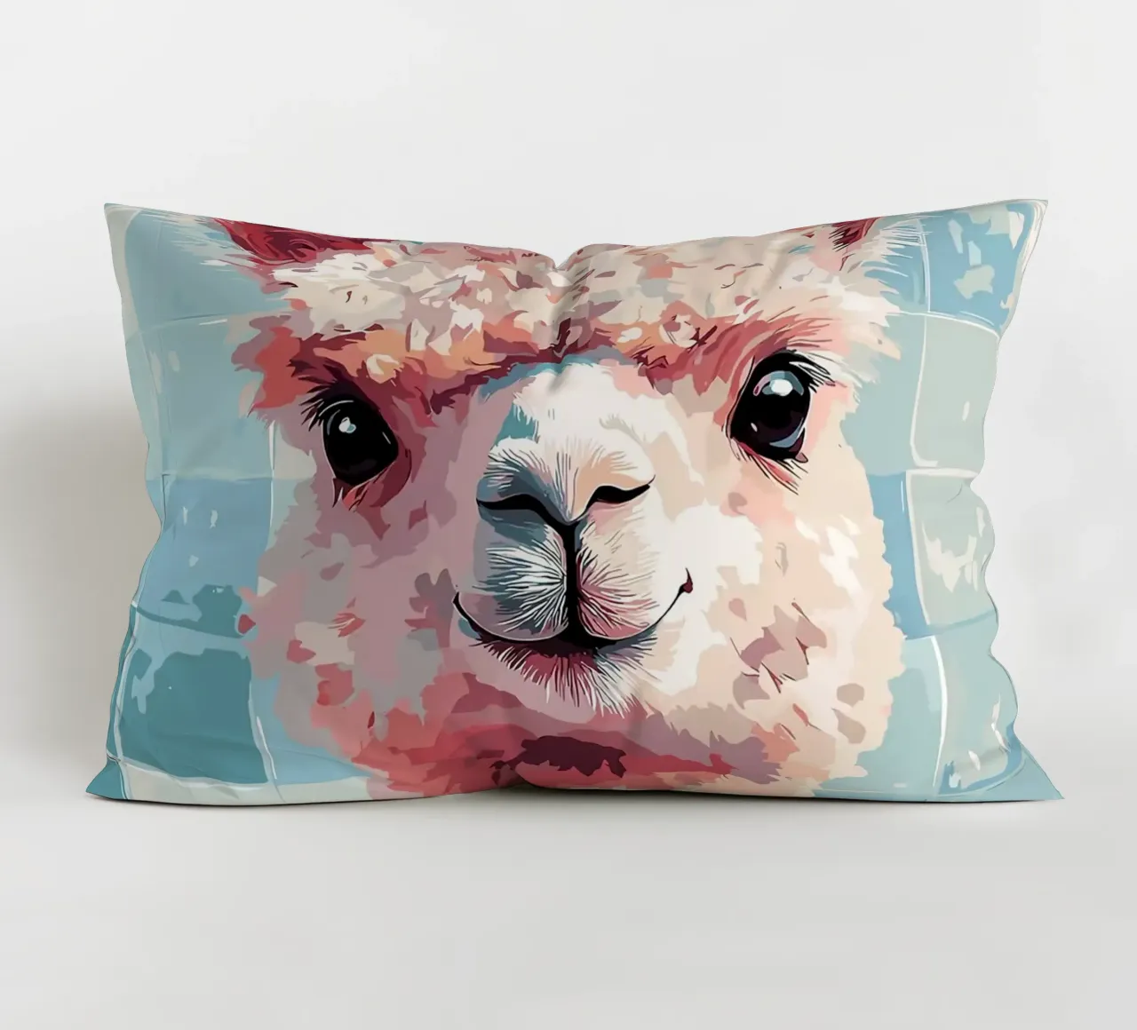 Lama con carta igienica in testa cuscino da JoyWalkerShop
