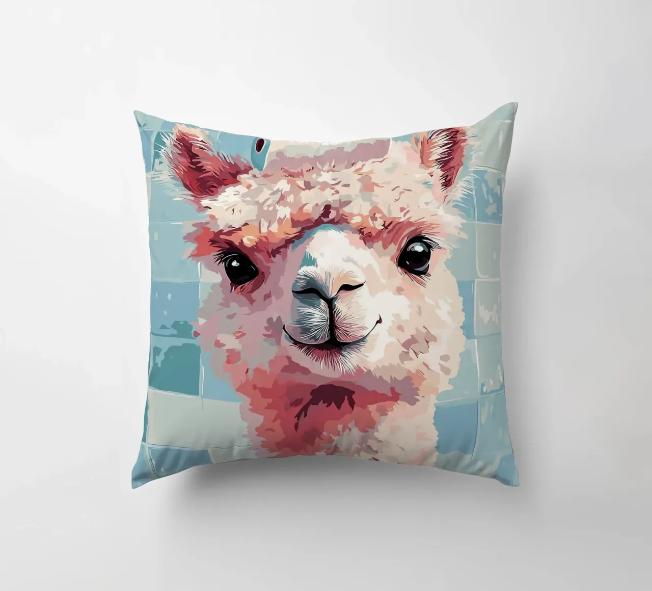 Lama con carta igienica in testa cuscino da JoyWalkerShop