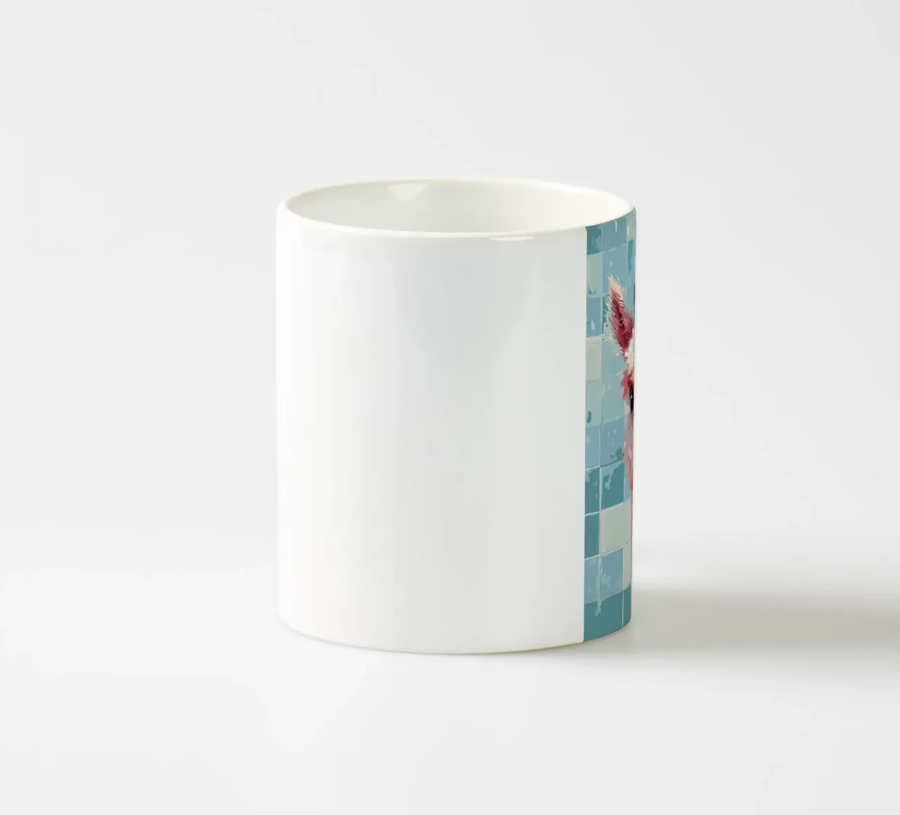 Lama con carta igienica in testa tazza in ceramica da JoyWalkerShop