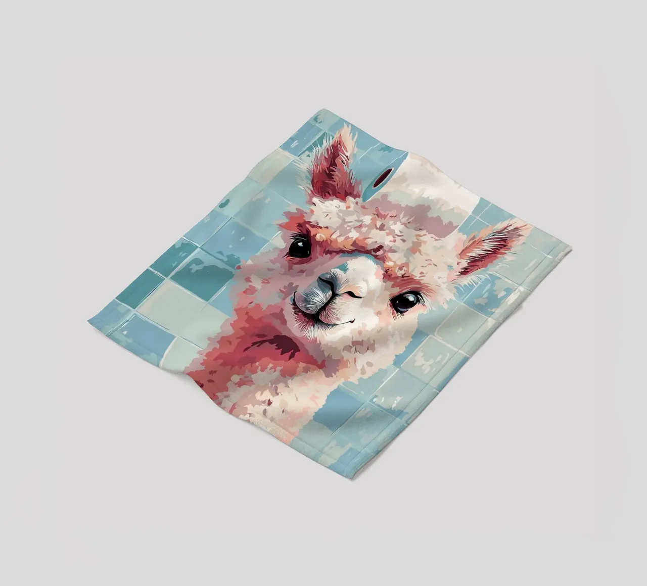 Lama con carta igienica in testa coperta in pile da JoyWalkerShop