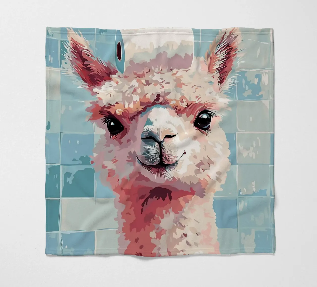 Lama con carta igienica in testa coperta in pile da JoyWalkerShop