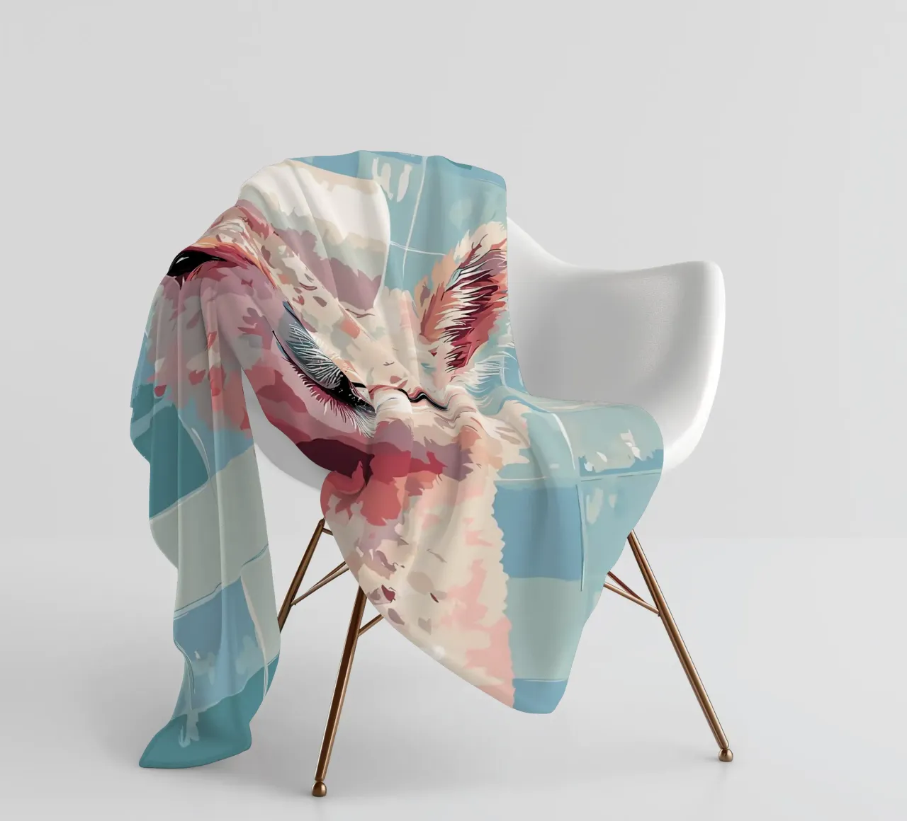 Lama con carta igienica in testa coperta in pile da JoyWalkerShop