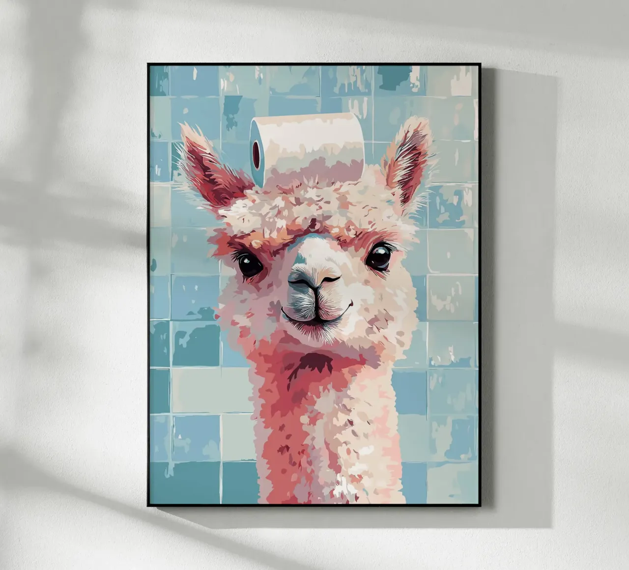Lama con carta igienica in testa plexiglass da JoyWalkerShop