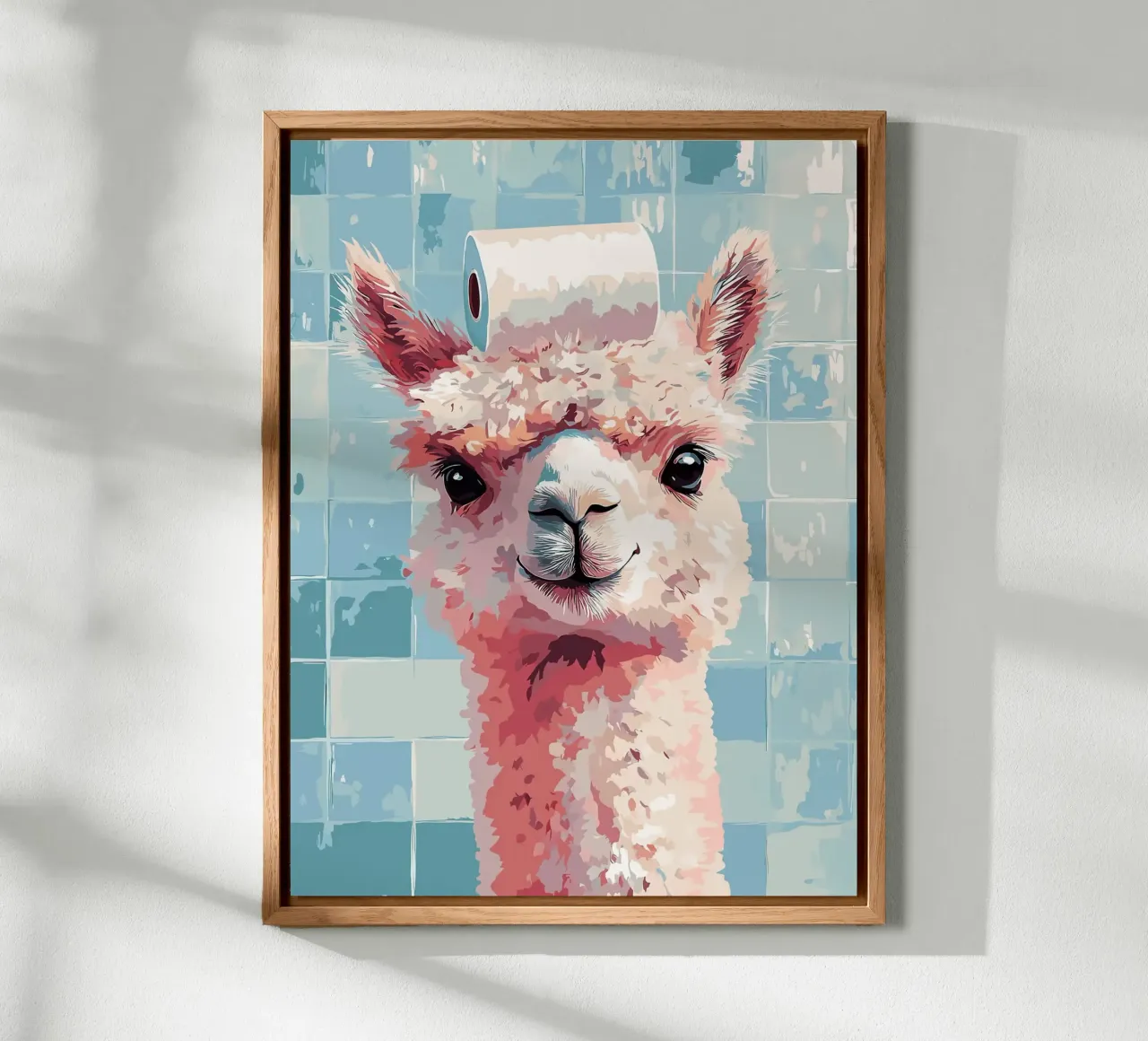 Lama con carta igienica in testa alluminio dibond da JoyWalkerShop