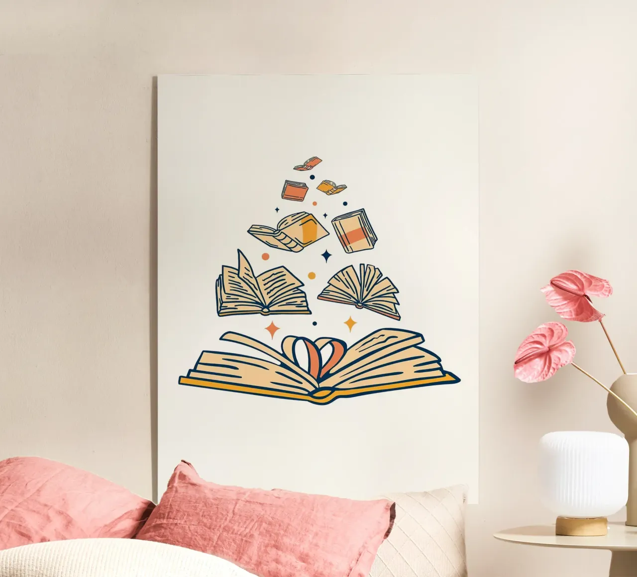 Libri magici volanti plexiglass da Noah Bouchard