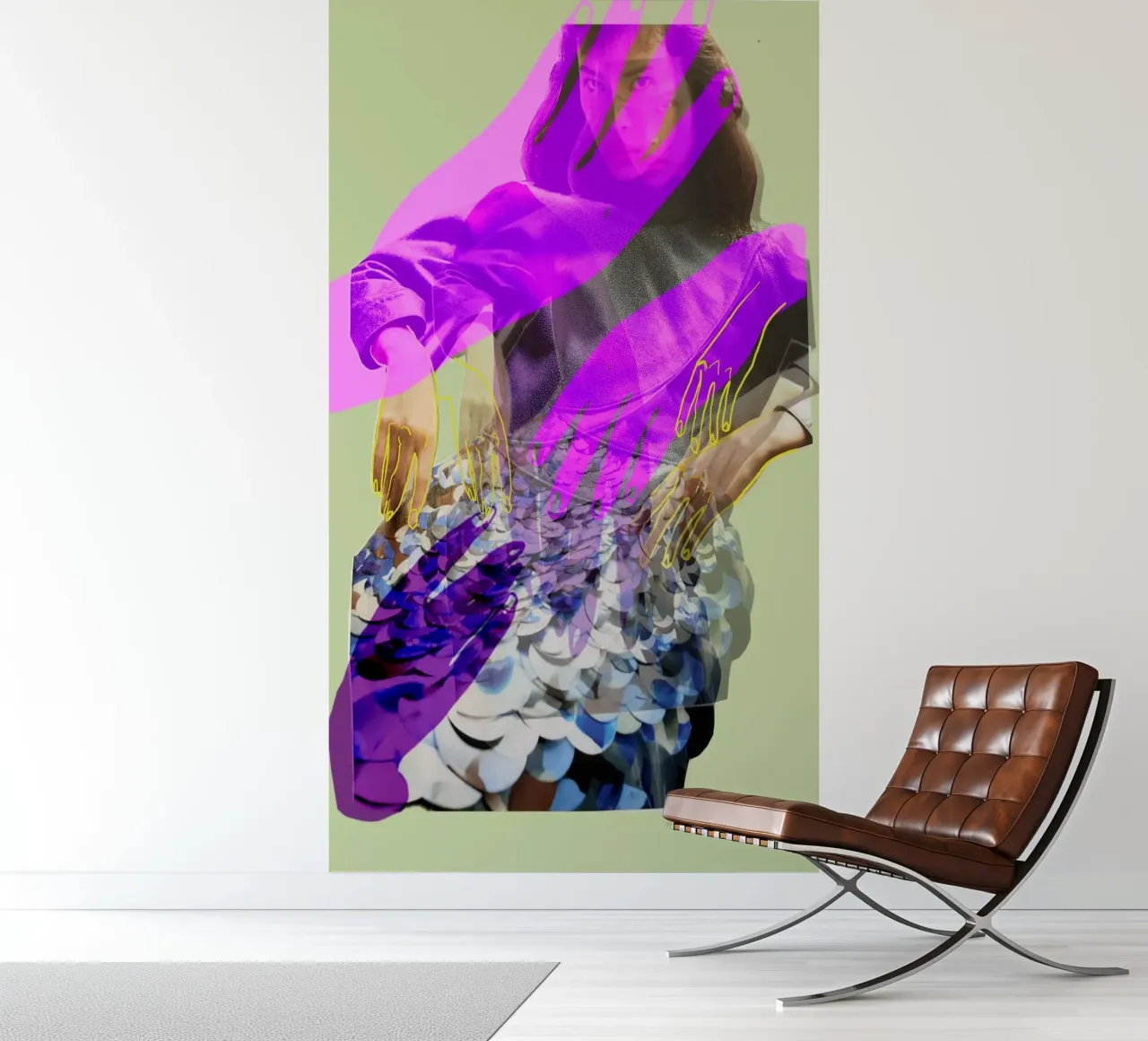 Handen fotobehang van dekonstruktiv