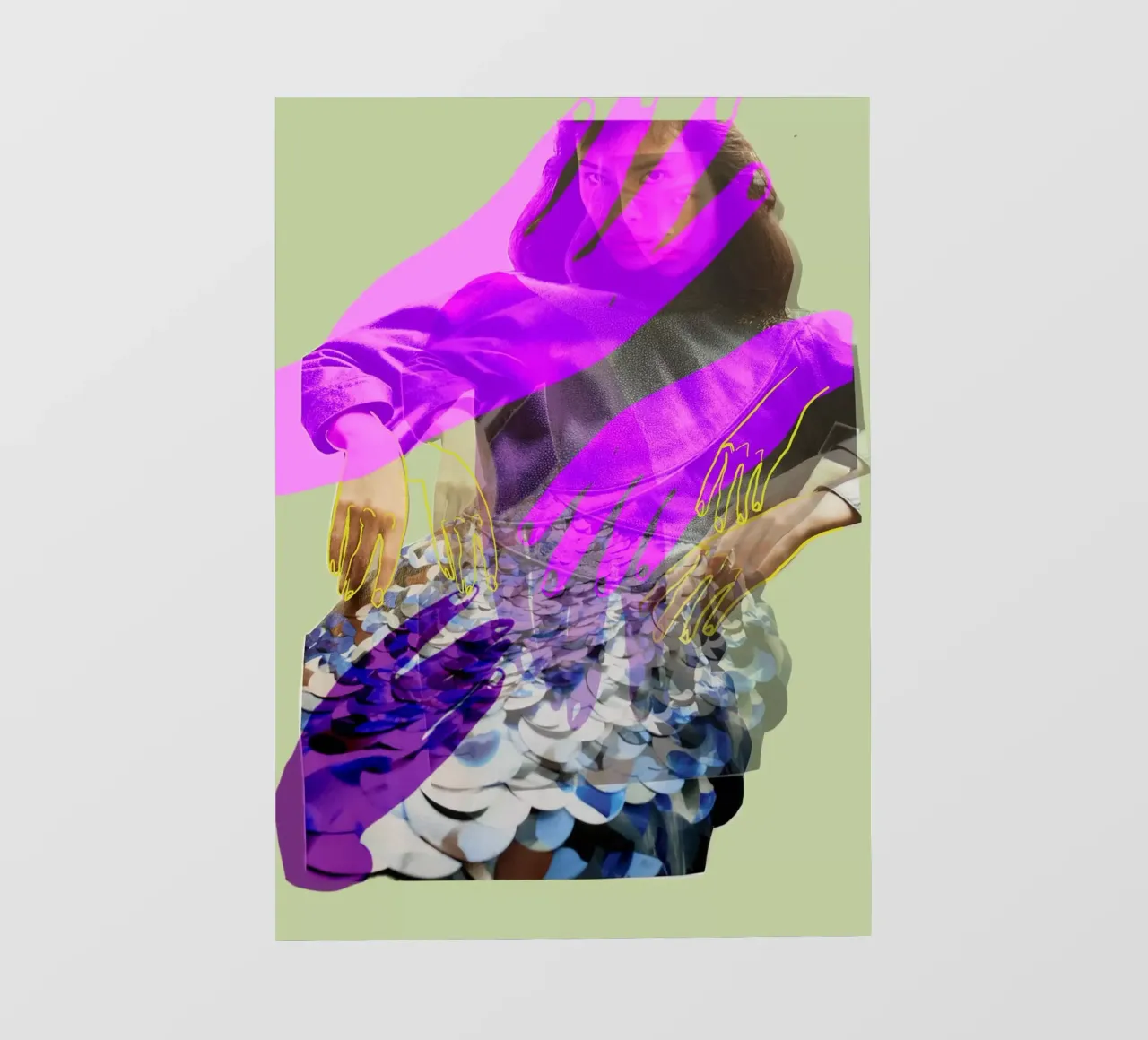 Handen fotobehang van dekonstruktiv