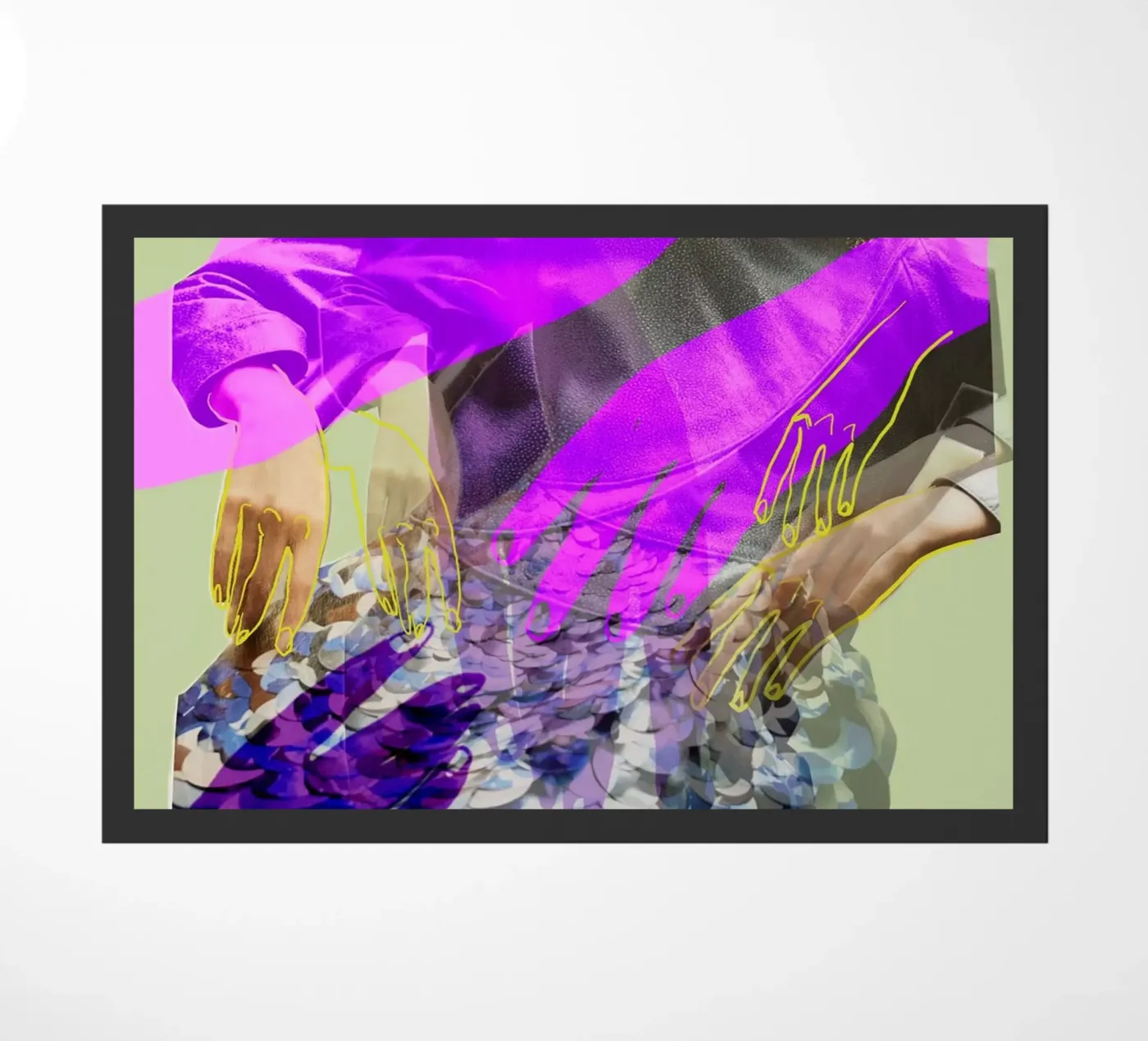 Hands Fußmatte von dekonstruktiv