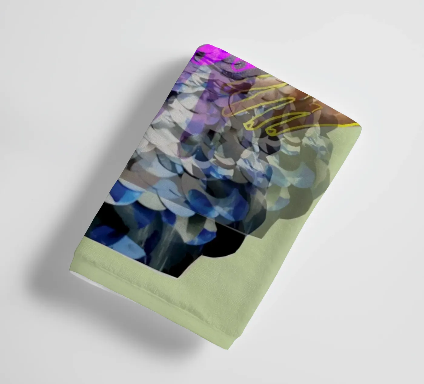 Handen badhanddoek van dekonstruktiv