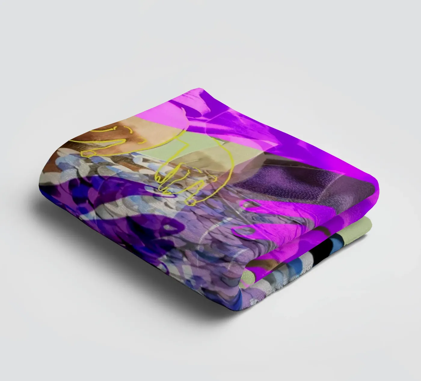 Handen badhanddoek van dekonstruktiv