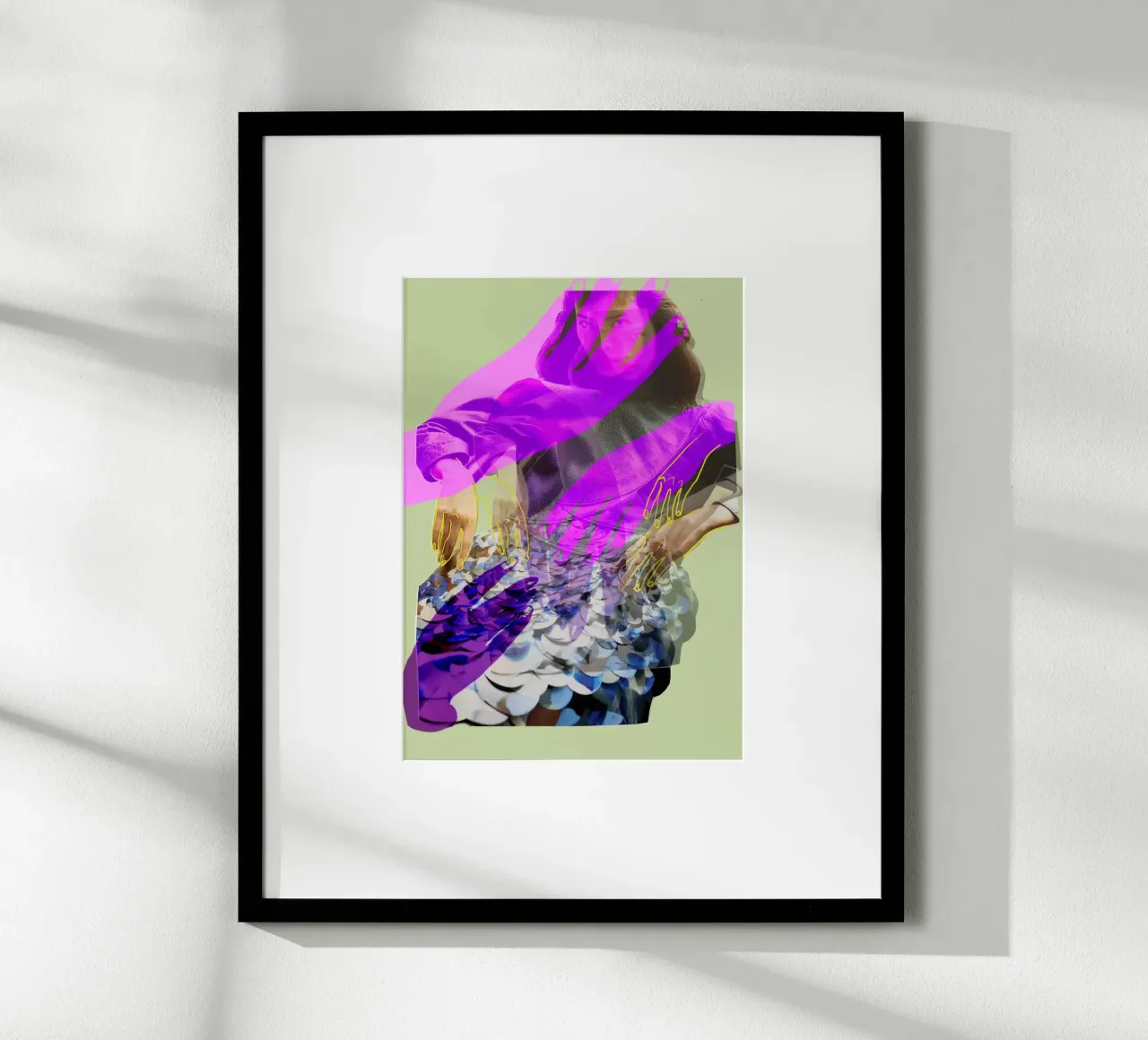 Le mani poster con telaio in plastica da dekonstruktiv