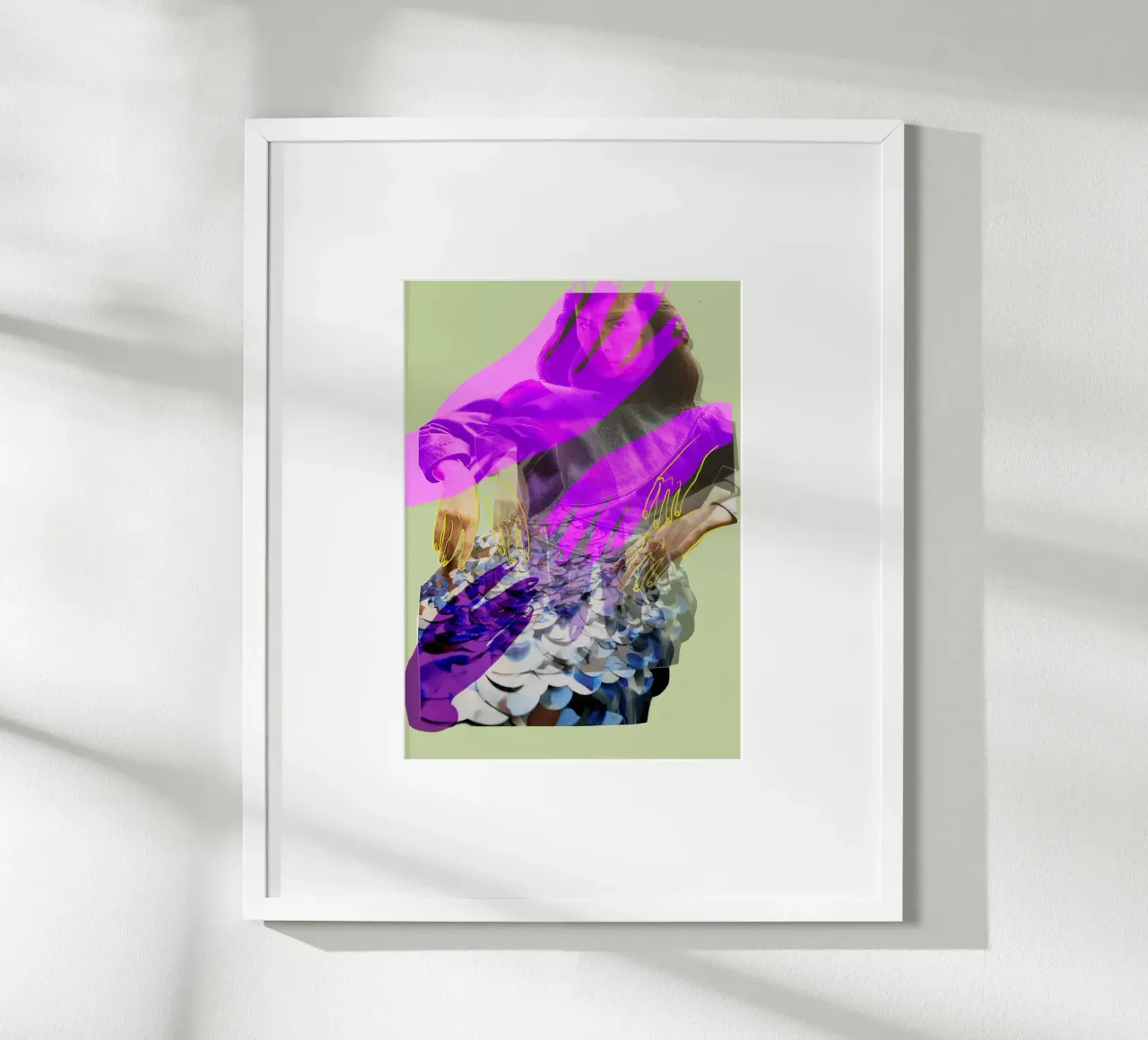 Le mani poster con telaio in plastica da dekonstruktiv