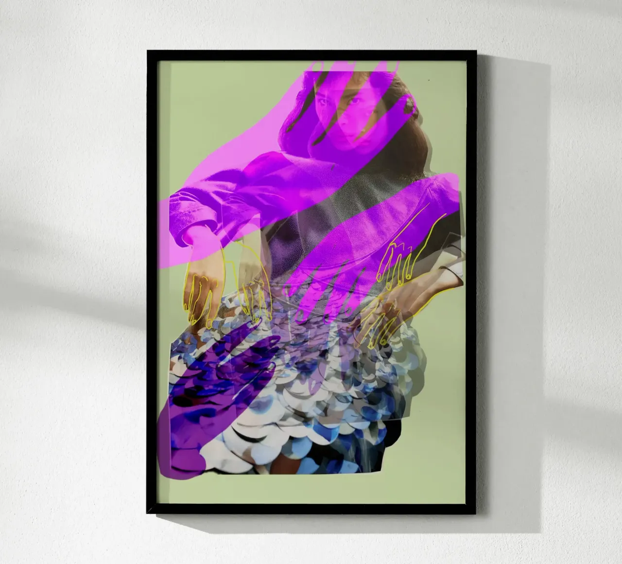 Le mani poster con telaio in plastica da dekonstruktiv