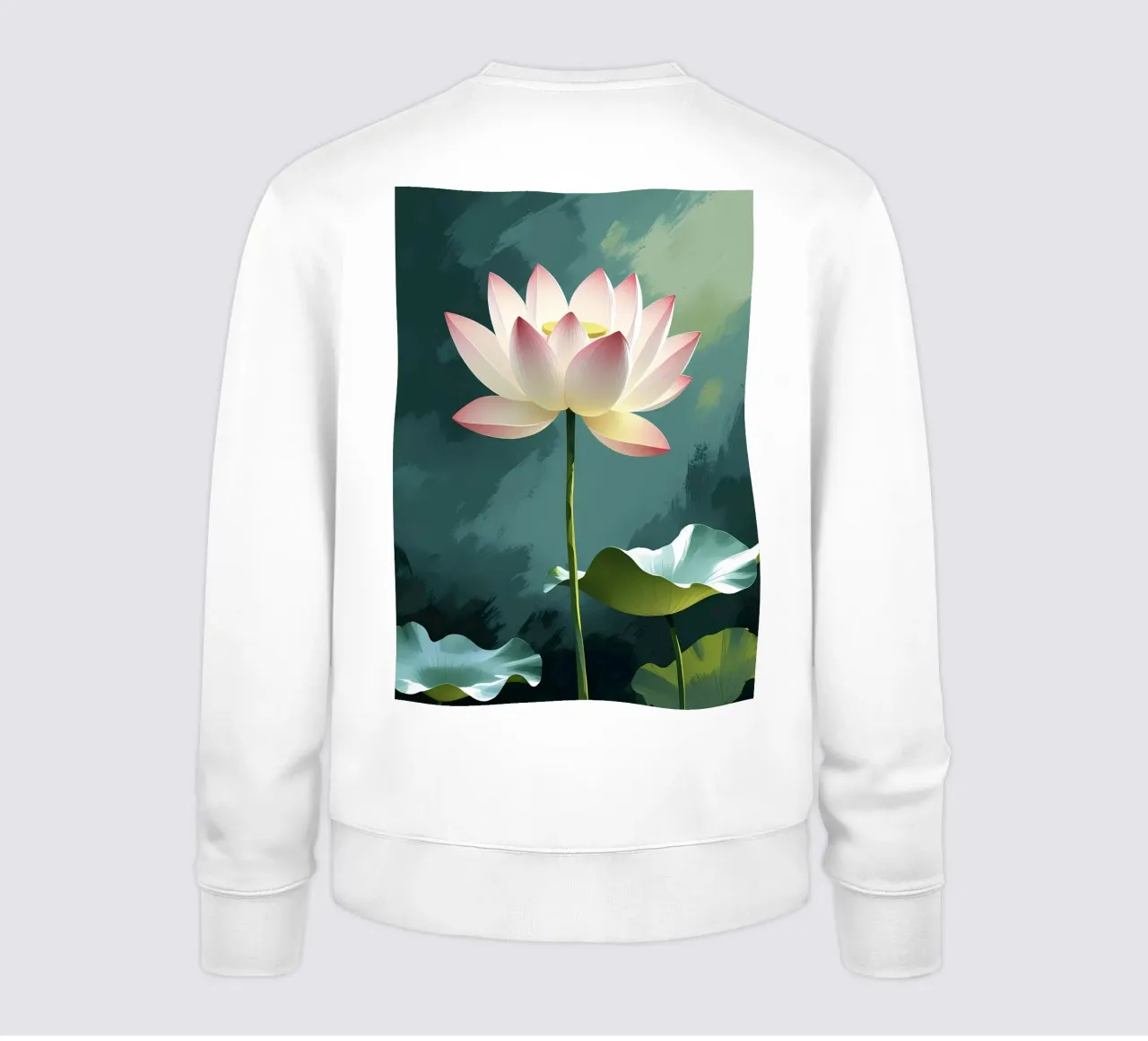 Loto in acque tranquille felpa da Bloom And Brush