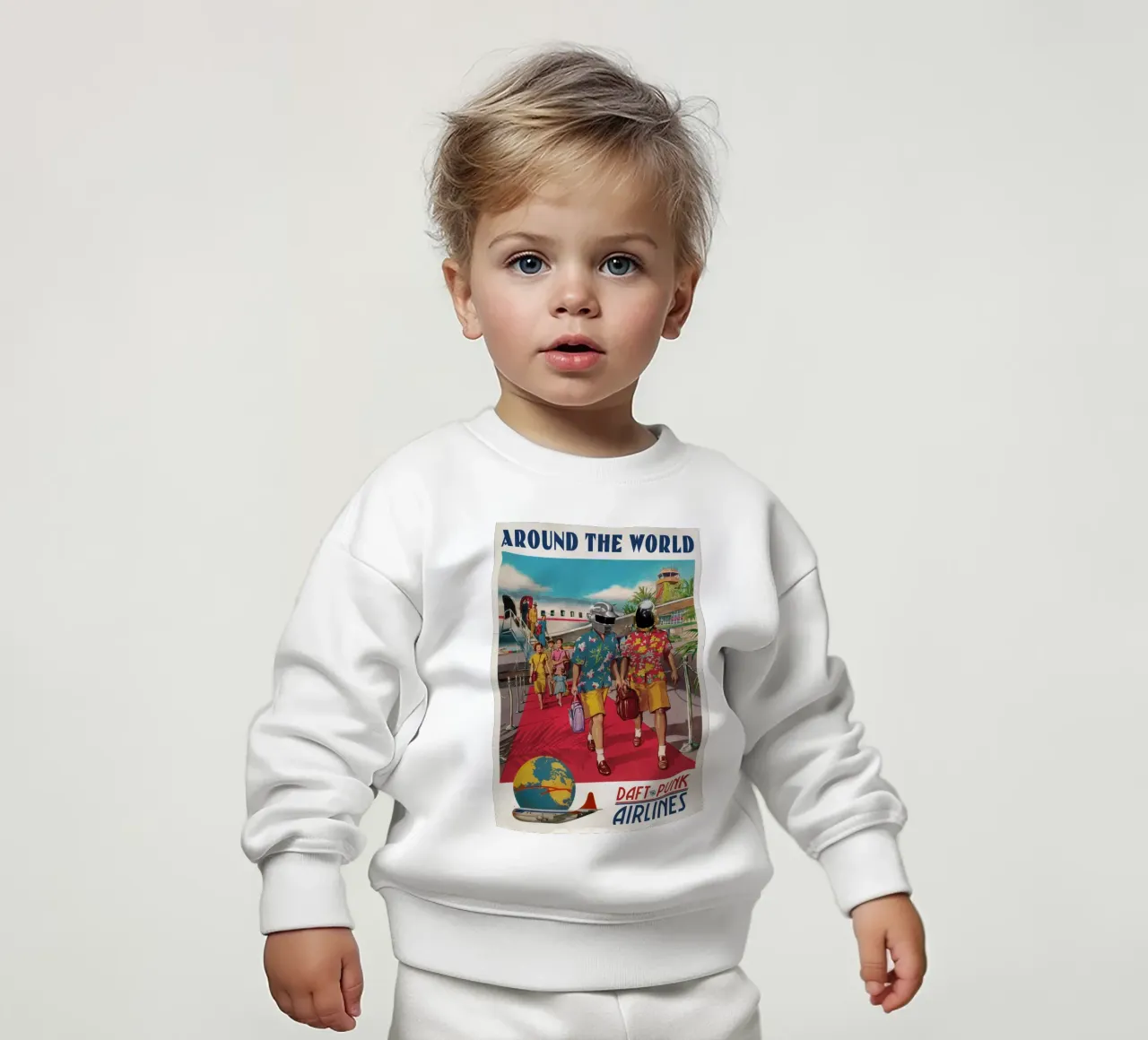 Around the World felpa neonato da Ads Libitum