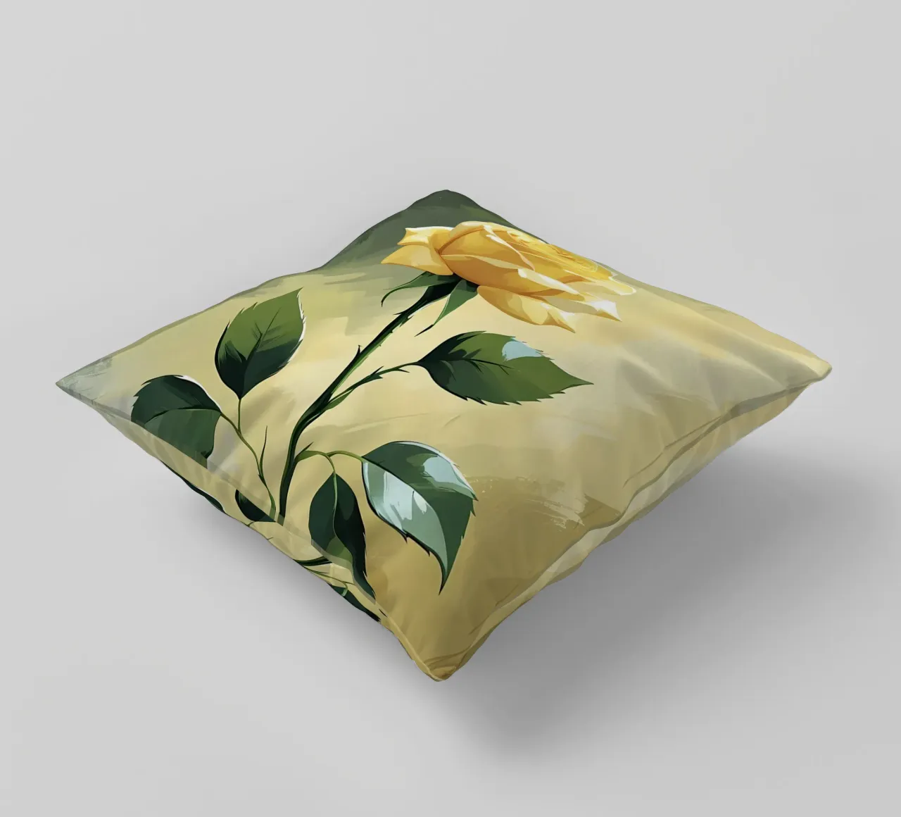 Rosa d'oro cuscino da Bloom And Brush