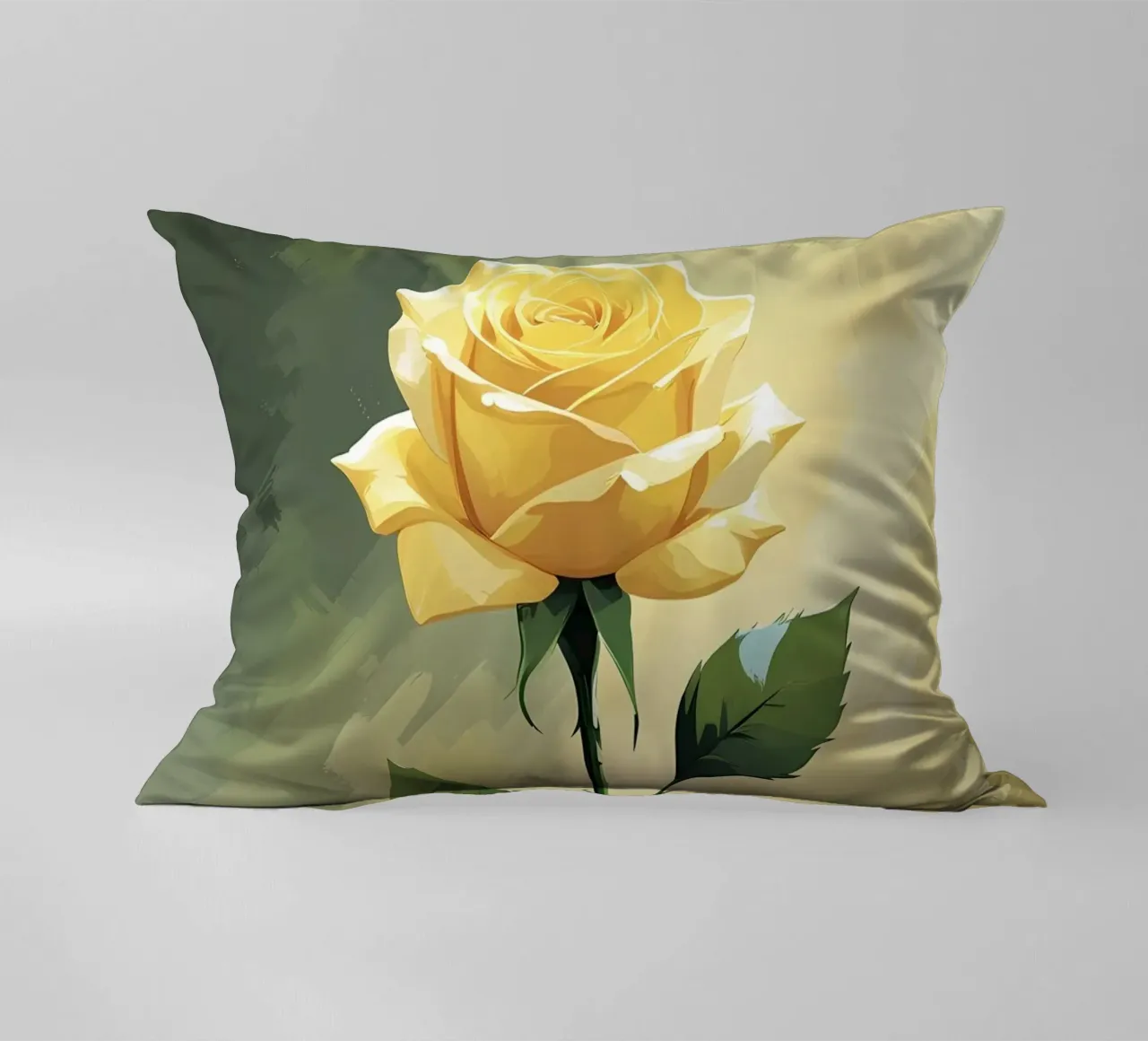 Rosa d'oro cuscino da Bloom And Brush