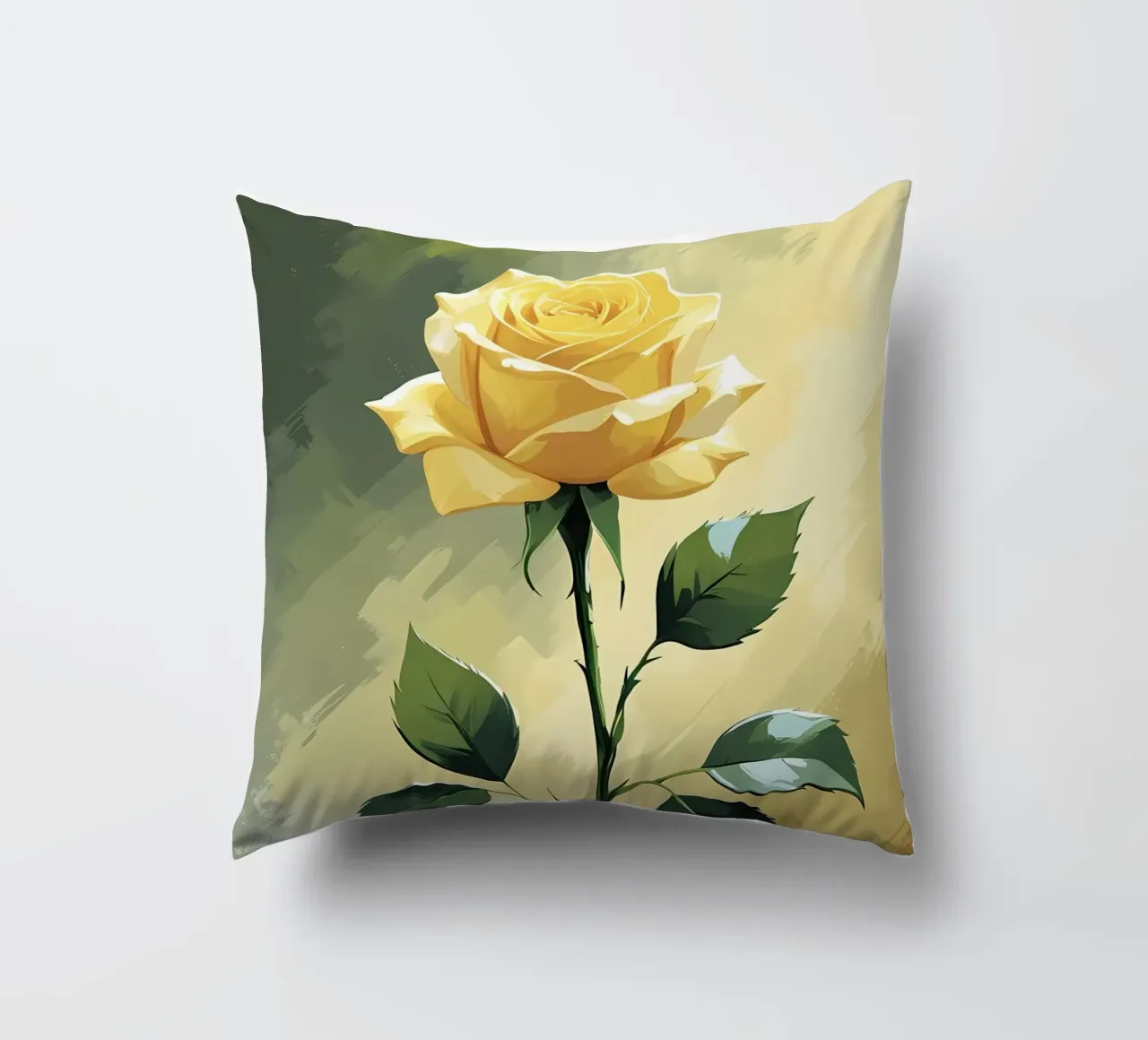 Rosa d'oro cuscino da Bloom And Brush