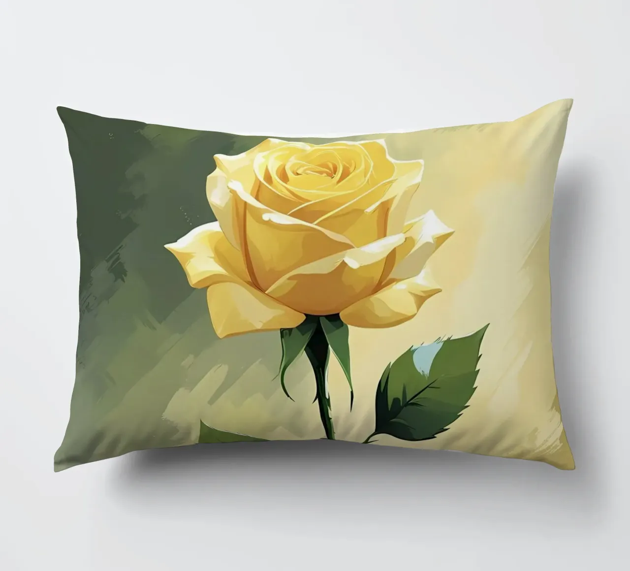 Rosa d'oro cuscino da Bloom And Brush
