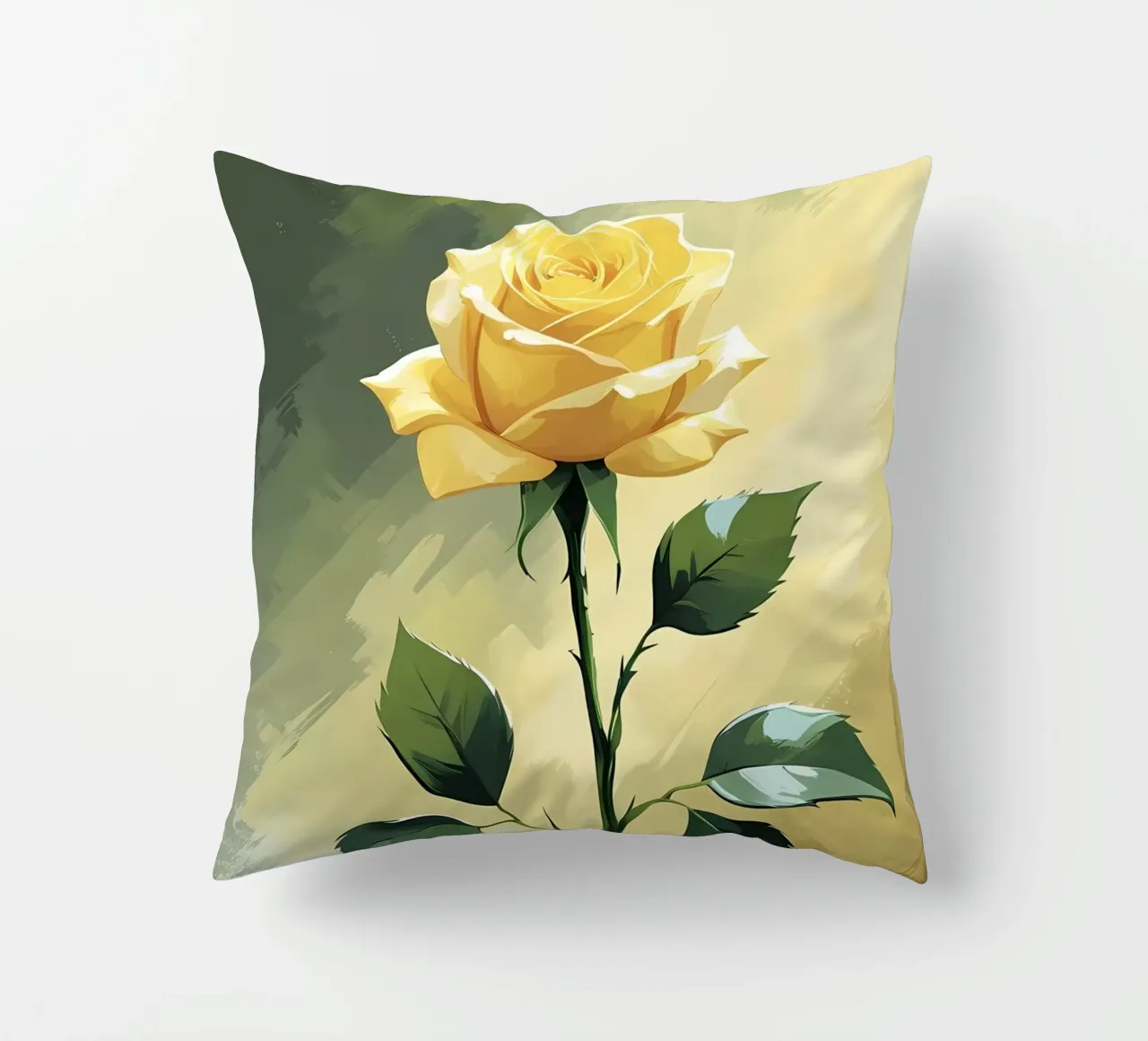 Rosa d'oro cuscino da Bloom And Brush