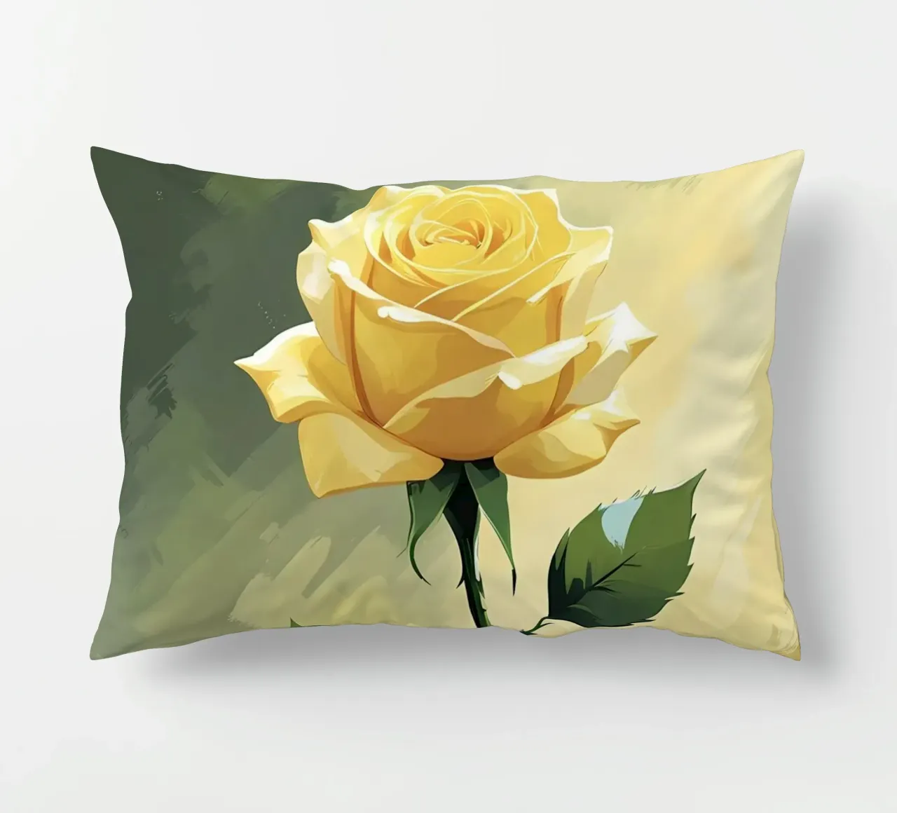 Rosa d'oro cuscino da Bloom And Brush