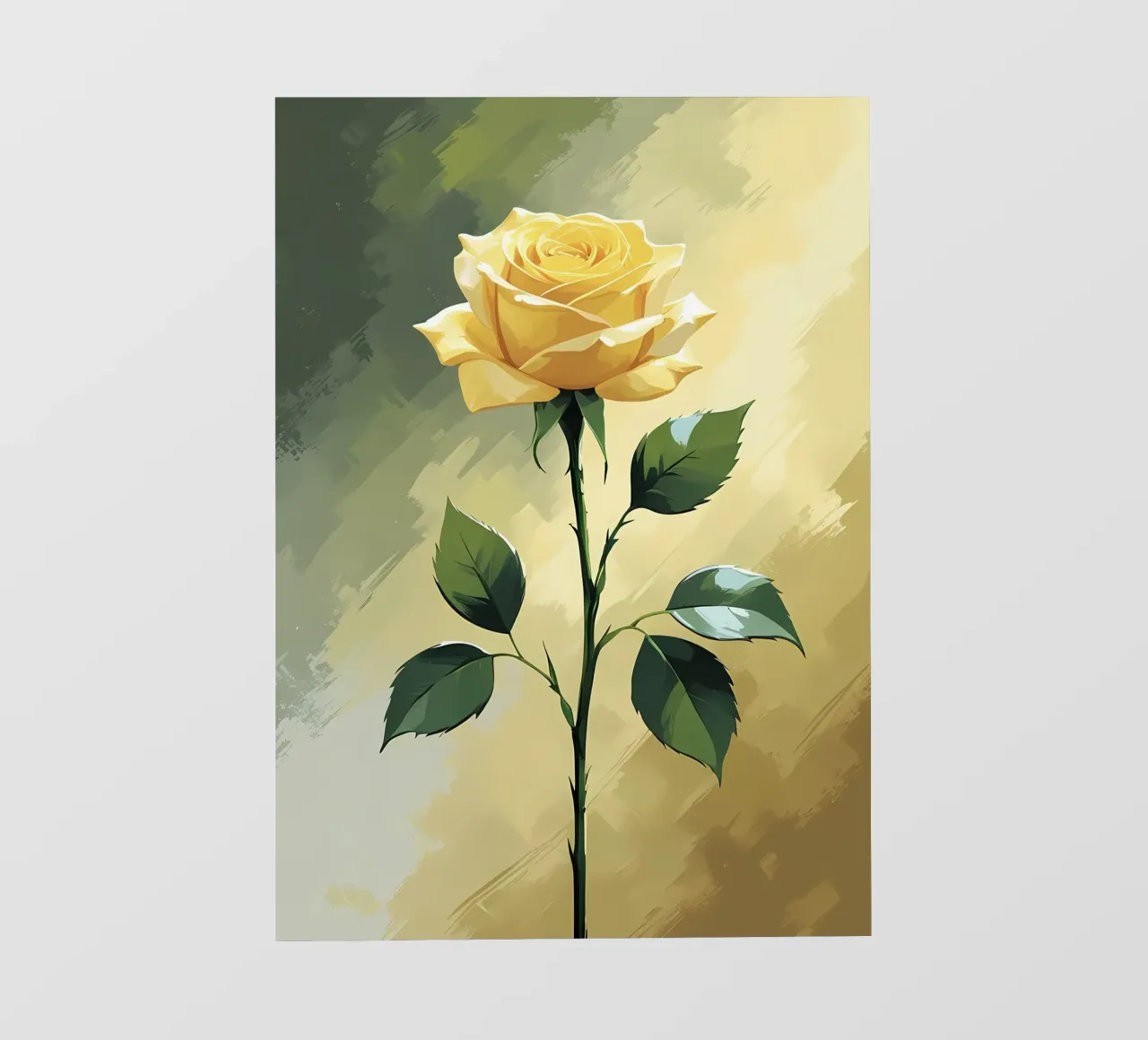 Rosa d'oro telo in pvc da Bloom And Brush