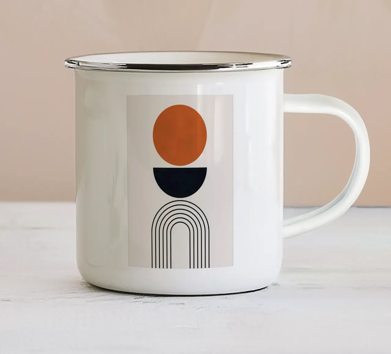 Minimalista tazza in smalto da Noah Bouchard