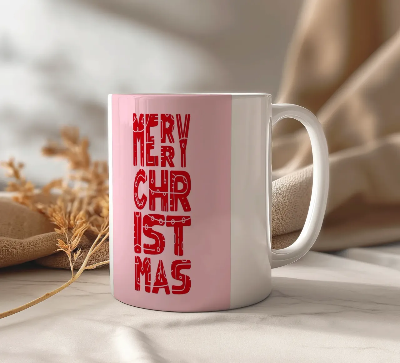Merry Christmas tazza in ceramica da DigiWunderwerk