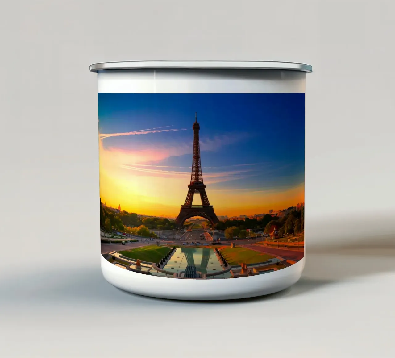 PARIS 17 tazza in smalto da Tom Uhlenberg