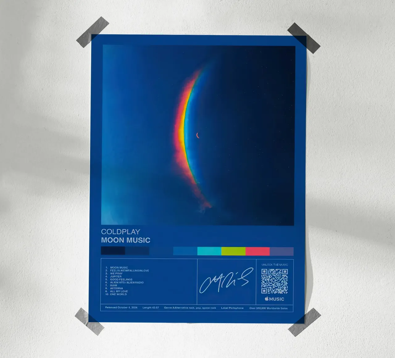 Coldplay Moon Music carta hahnemühle da Roronoa7