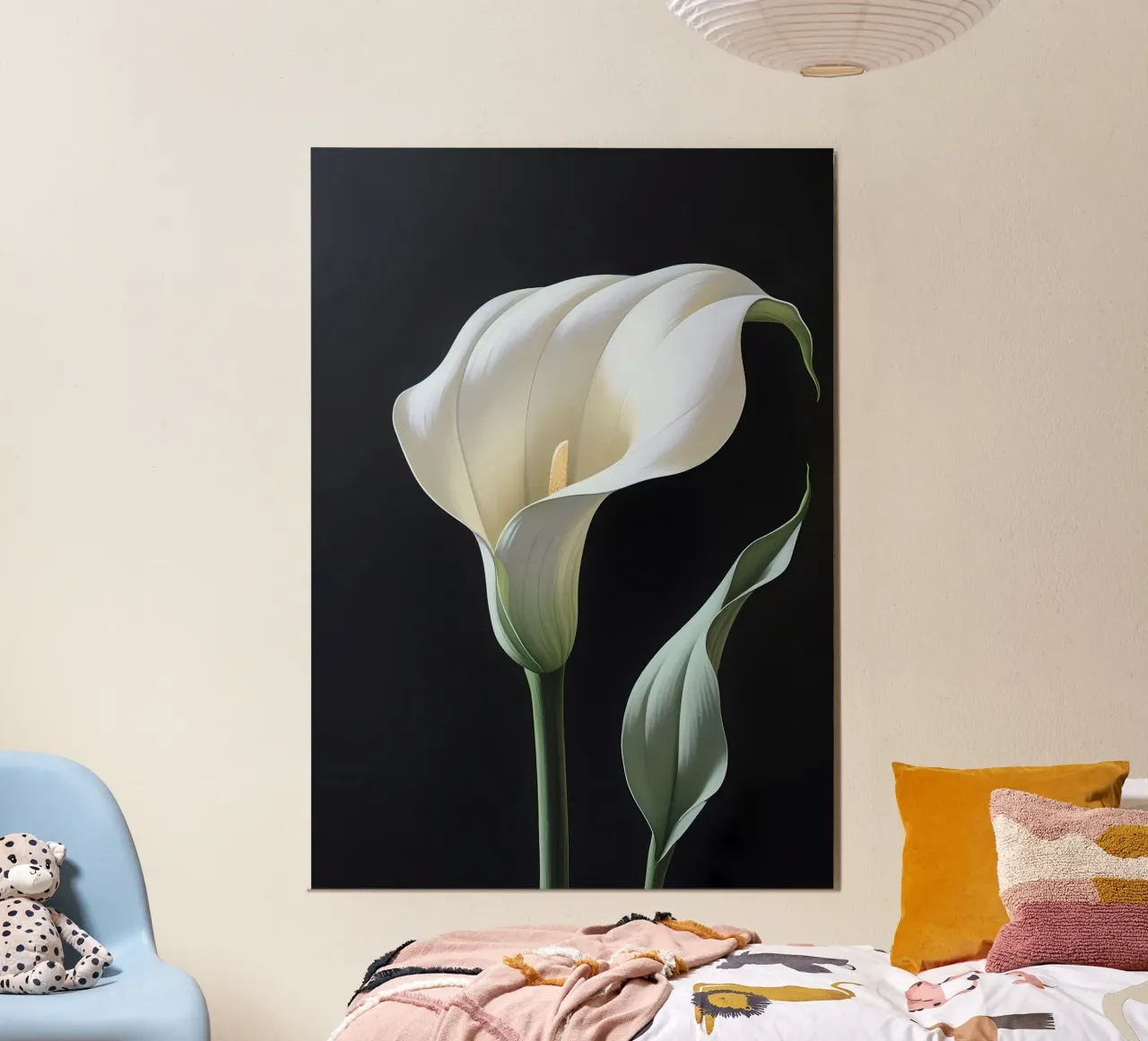 White Calla Lily carta hahnemühle da Bloom And Brush