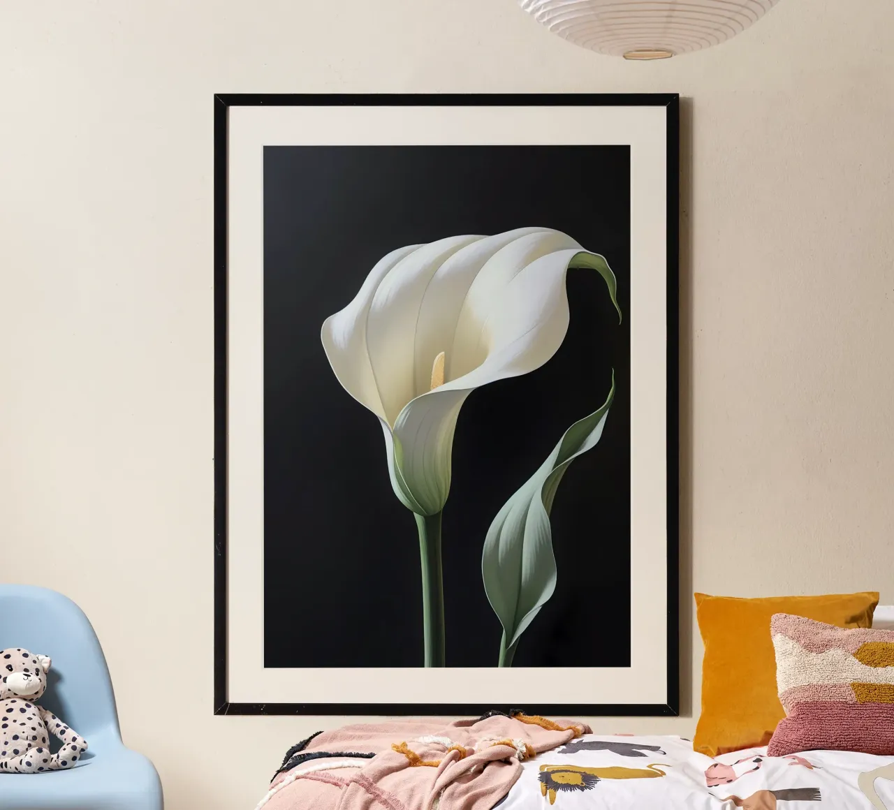 White Calla Lily carta hahnemühle da Bloom And Brush