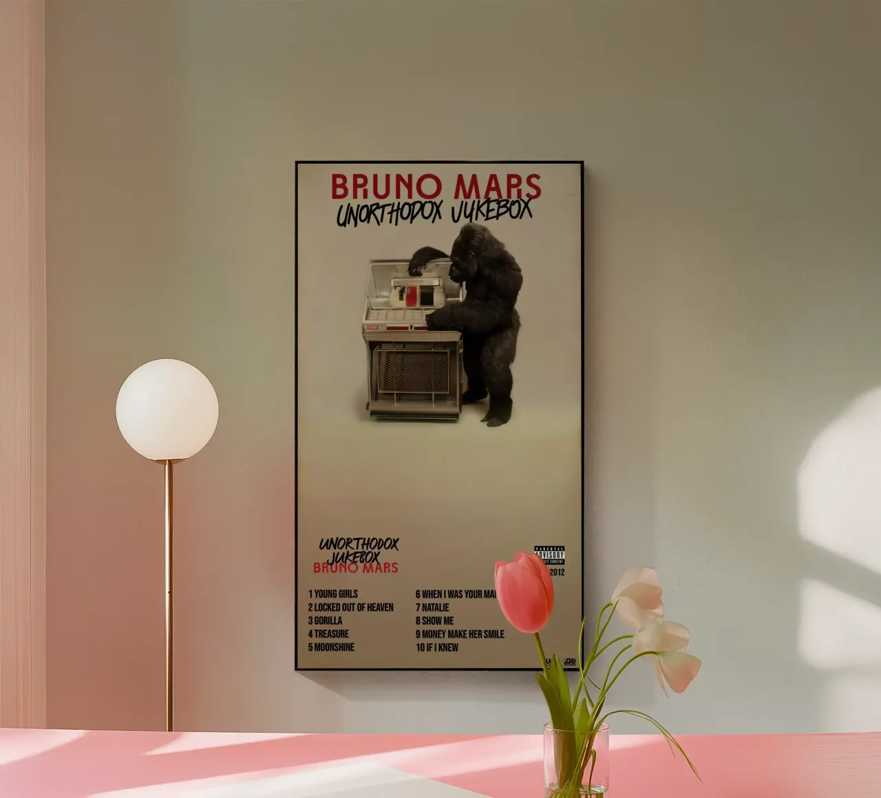 Bruno Mars Unorthodox Jokebox plexiglass da Kuromi Dancuks