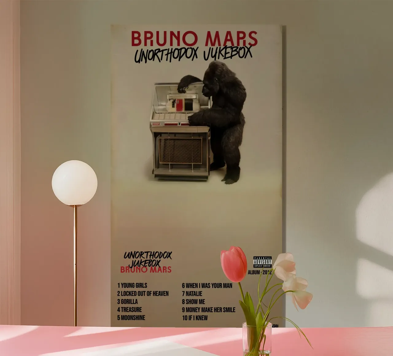 Bruno Mars Unorthodox Jokebox plexiglass da Kuromi Dancuks