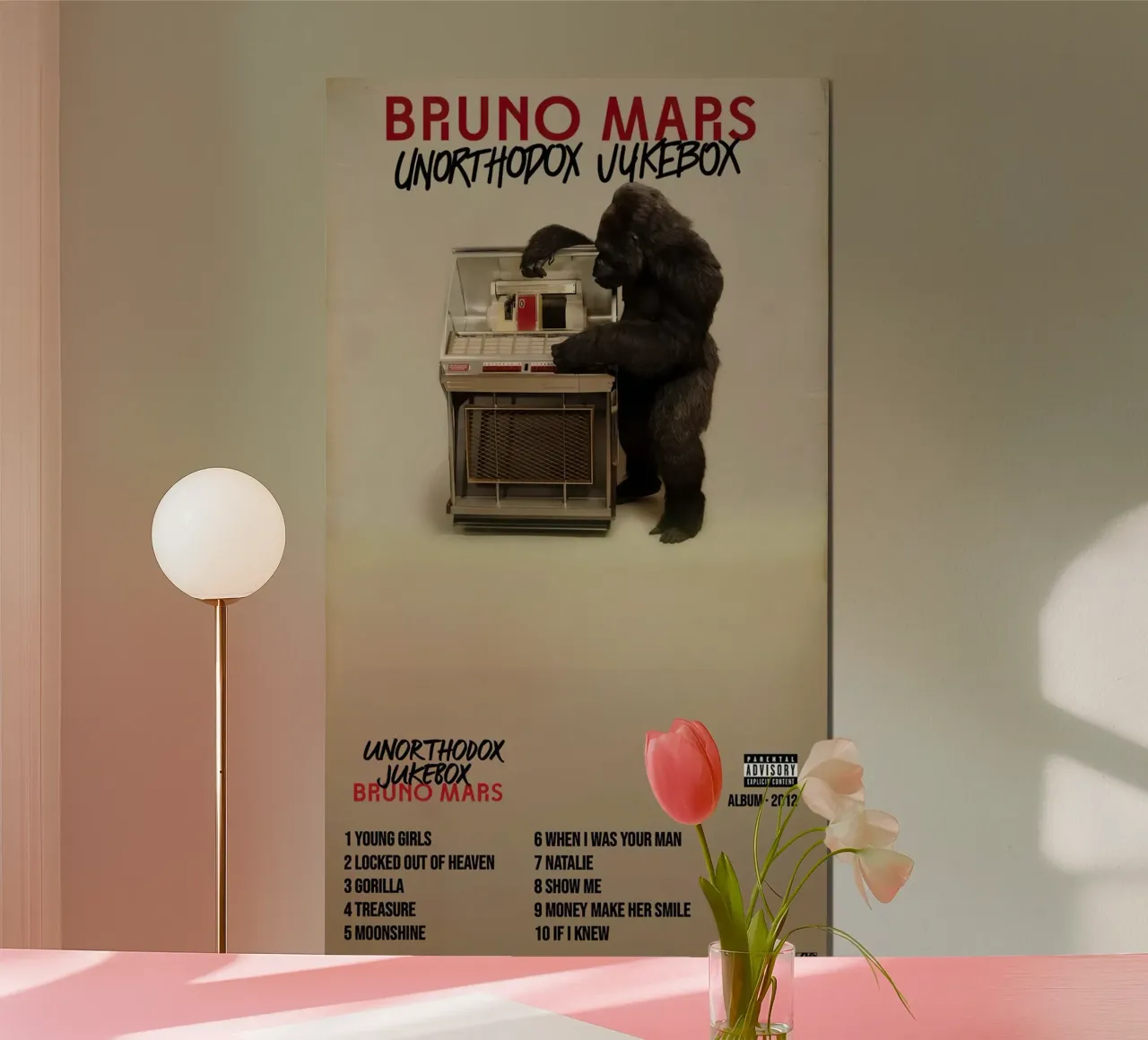 Bruno Mars Unorthodox Jokebox poster da Kuromi Dancuks