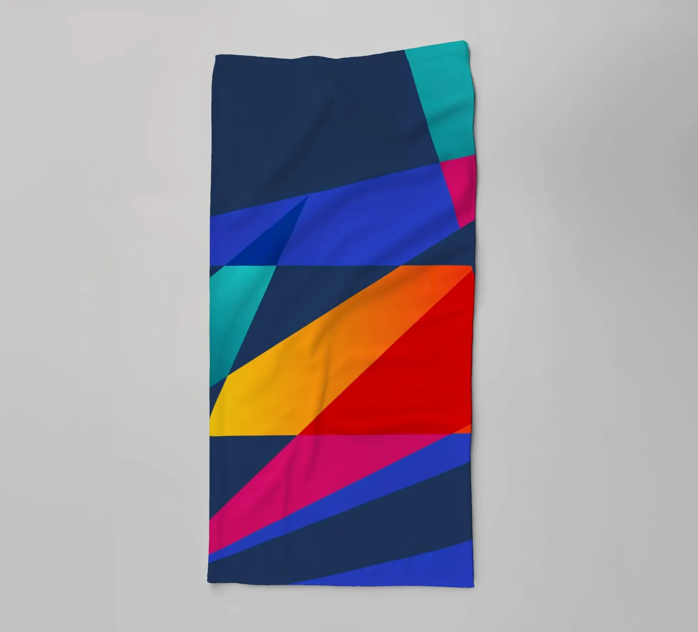 Lightbeams towel by Kim Hubball Studio