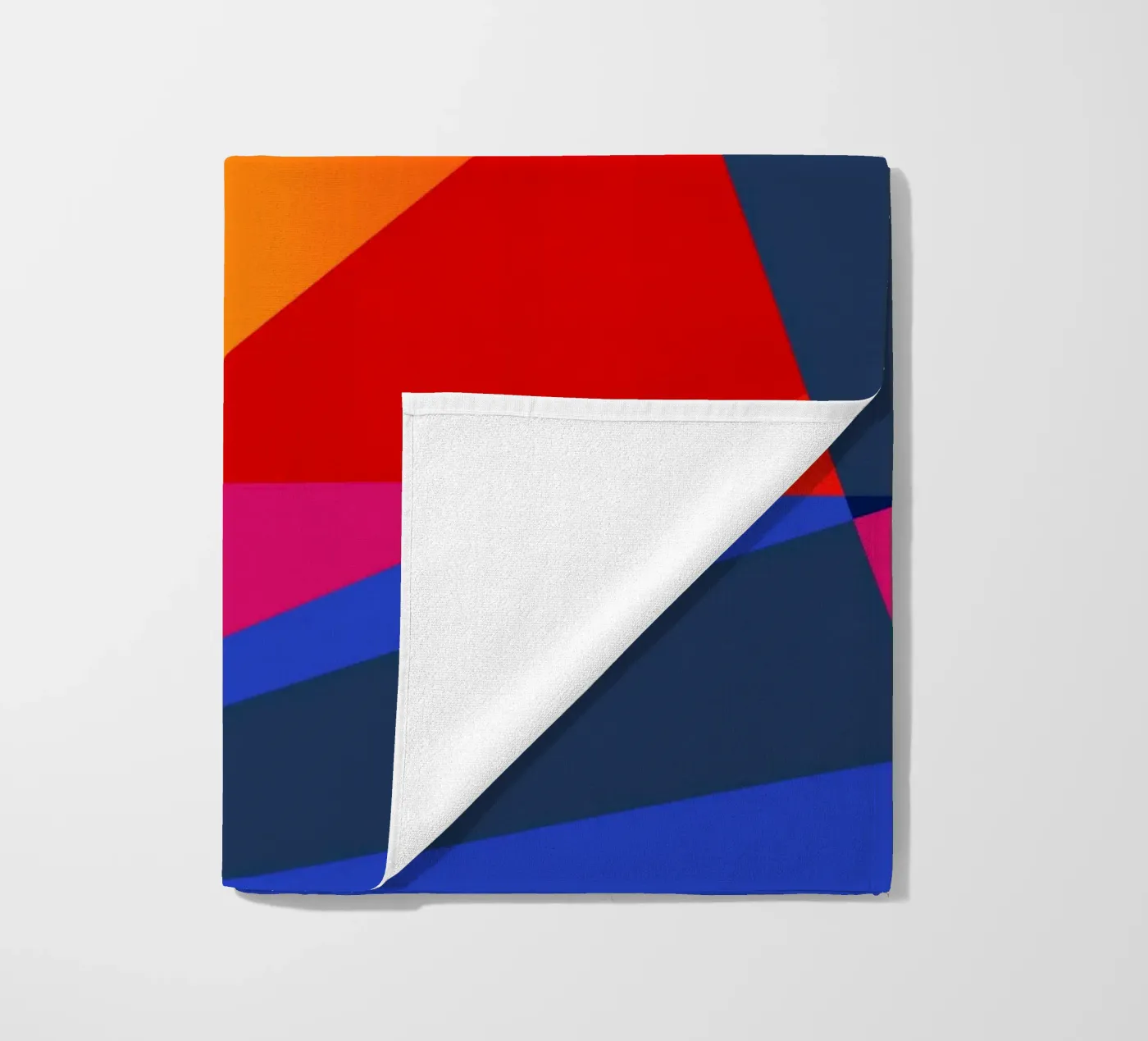 Lichtbalken Strandtuch von Kim Hubball Studio