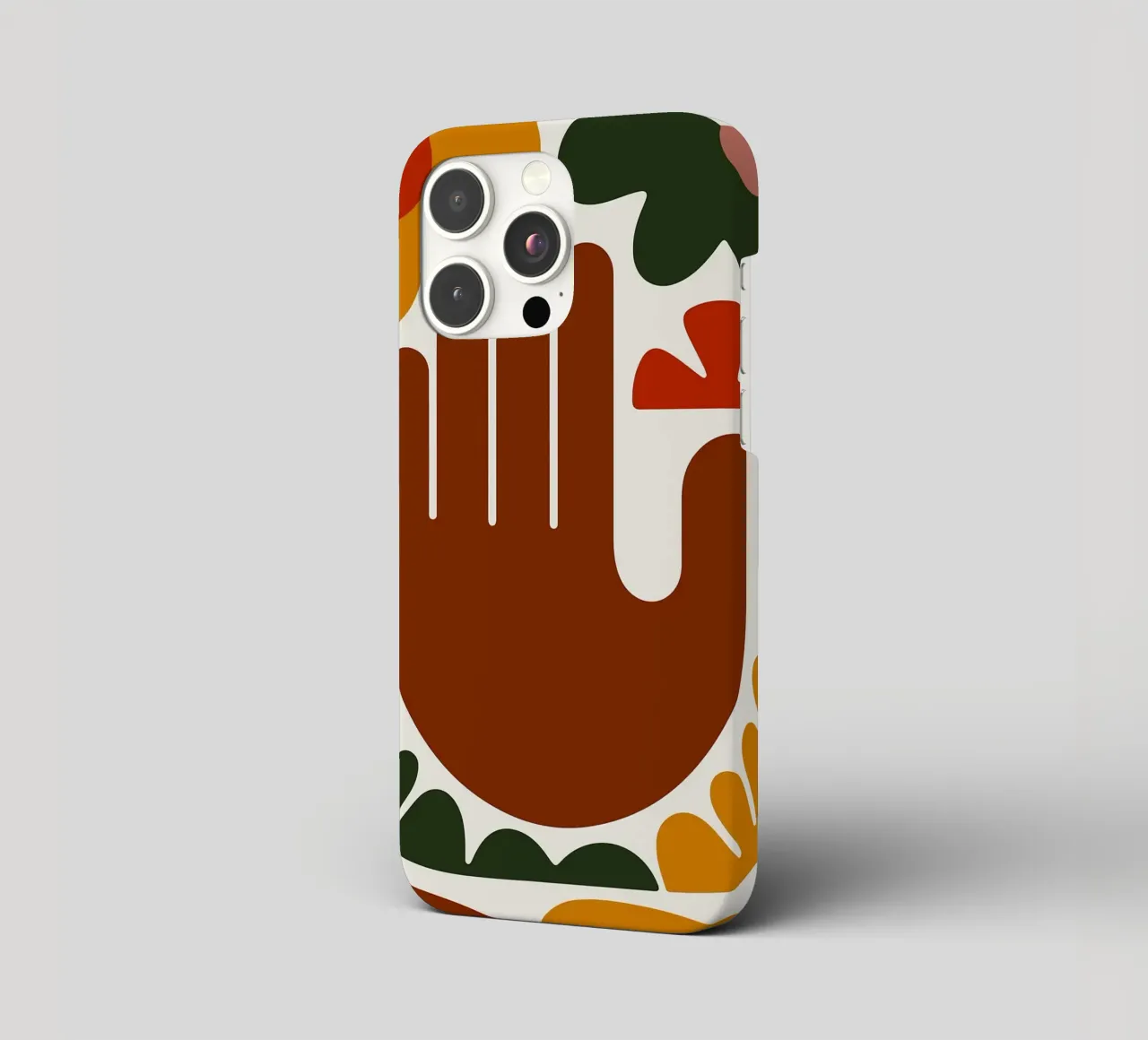 Mano astratta con forme geometriche cover iphone da Damion Francis