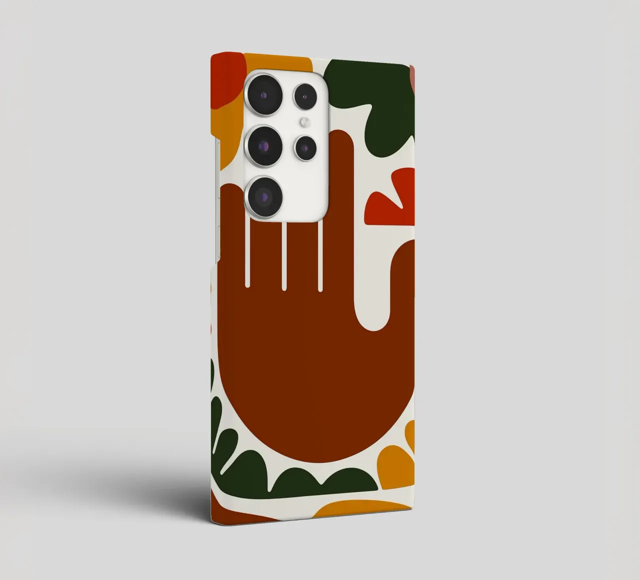 Mano astratta con forme geometriche cover samsung da Damion Francis