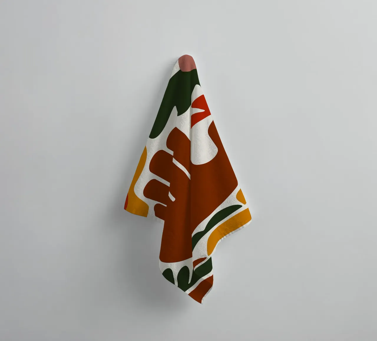 Mano astratta con forme geometriche asciugamano da bagno da Damion Francis