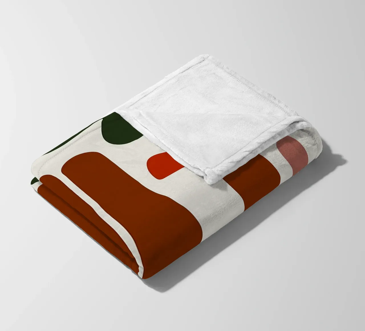 Mano astratta con forme geometriche coperta in pile da Damion Francis