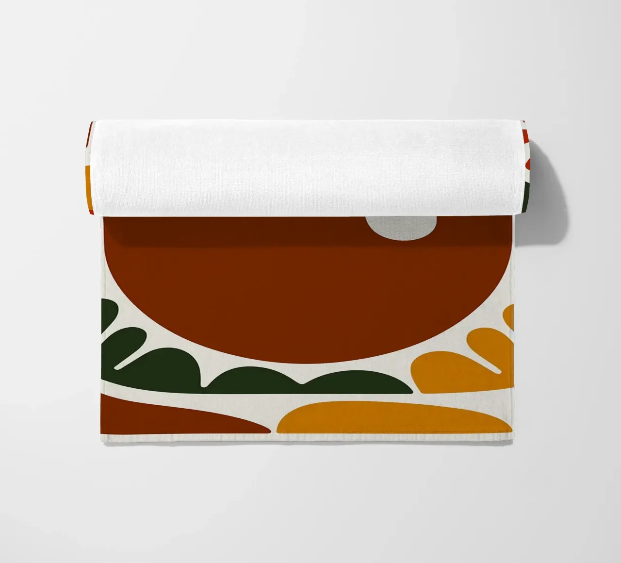 Mano astratta con forme geometriche telo mare da Damion Francis